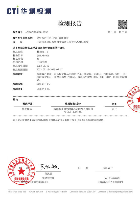 ROHS2.0 certification